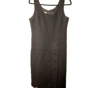 Depeche Mode (Yves Cossette) black dress with fringe detail 4
